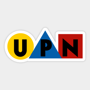 UPN Logo Sticker